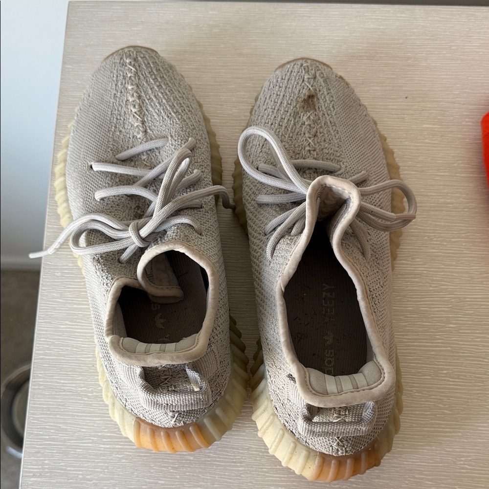 Yeezy Sneakers in Gray and Cream